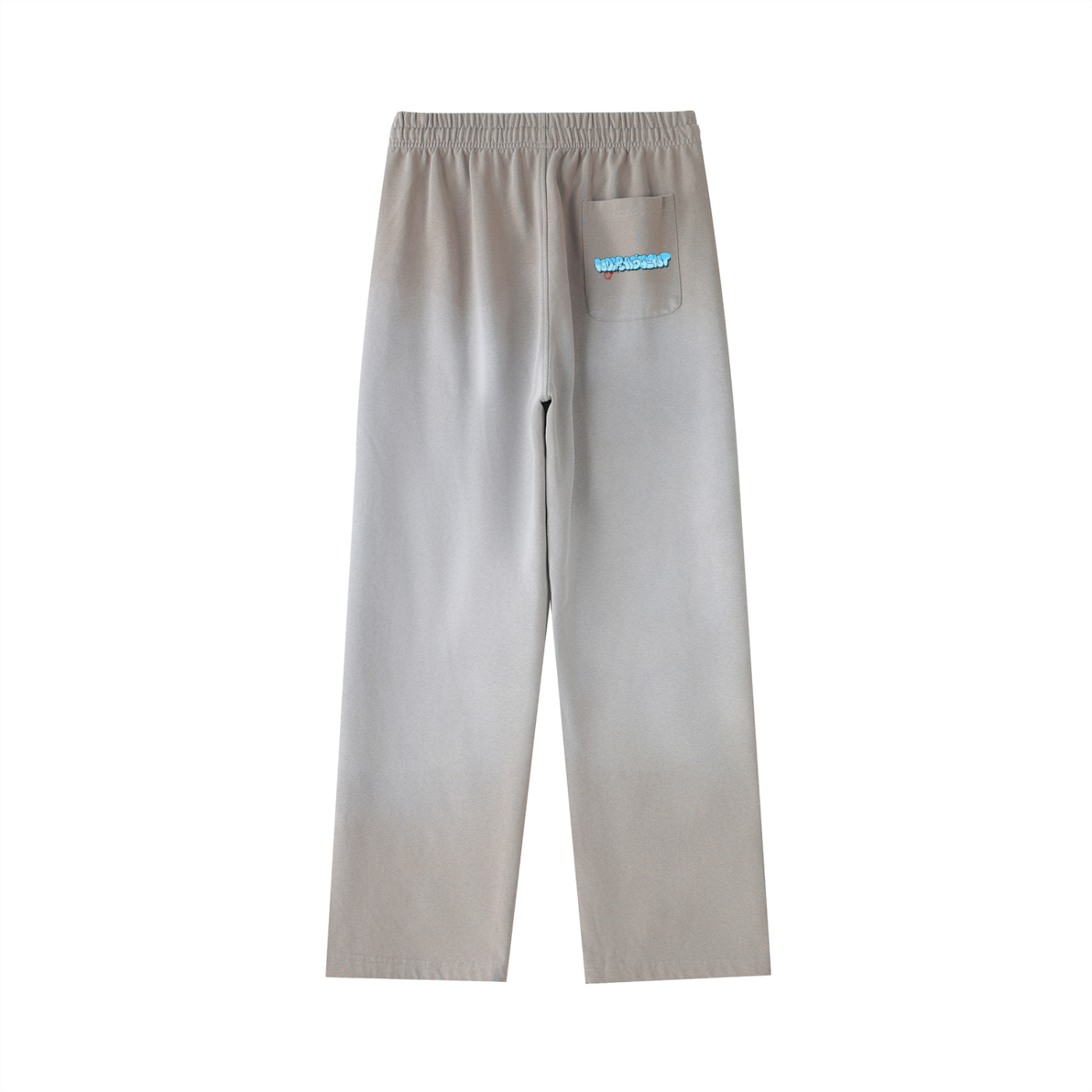 Vintage Washed Gradient Straight-Leg Sweatpants