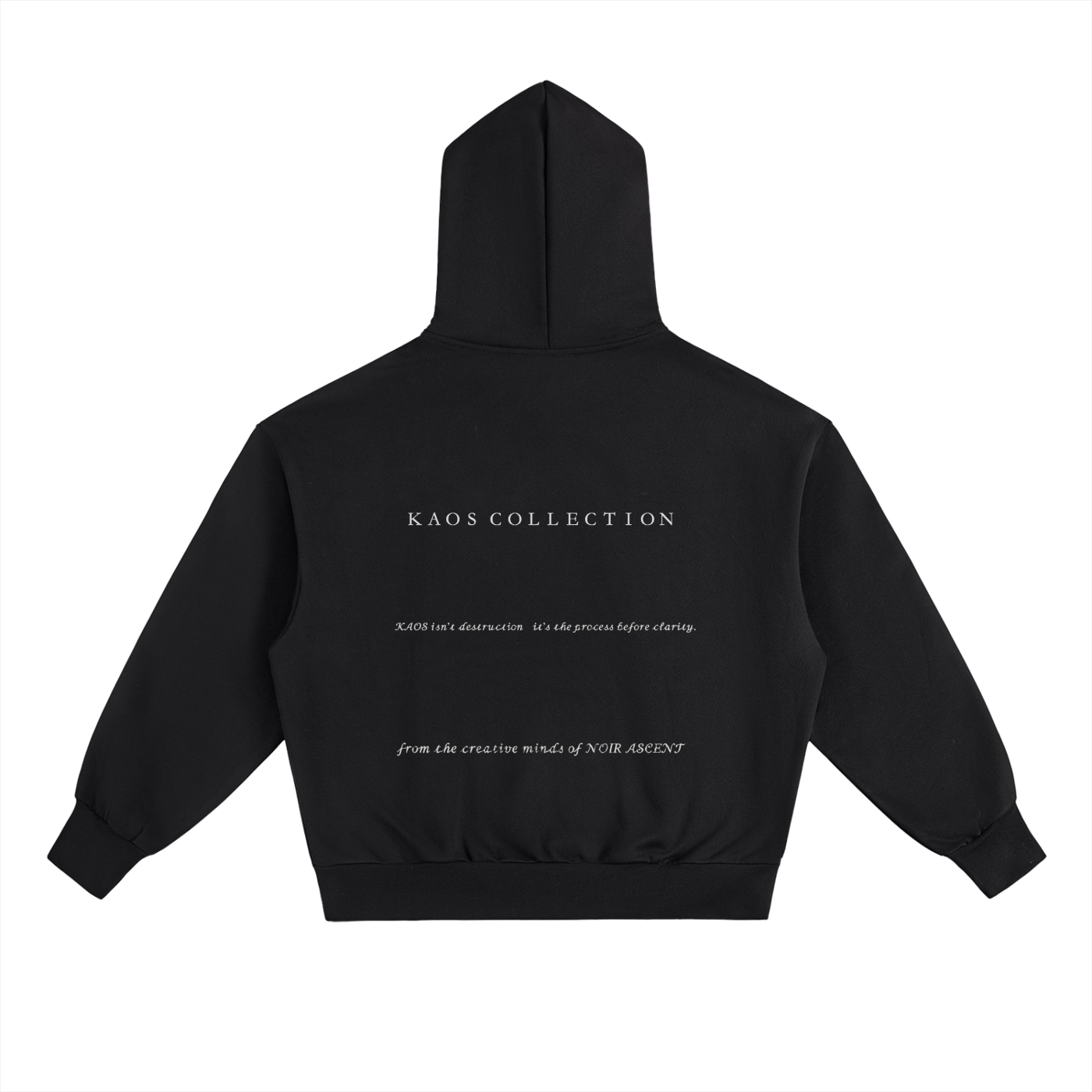 KAOS Hoodie - Noir Ascent