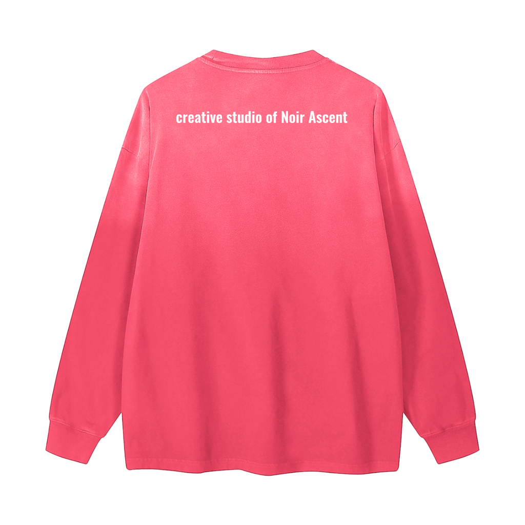 Gradient Washed Long Sleeve T-Shirt