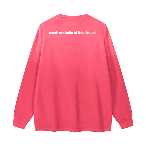 Gradient Washed Long Sleeve T-Shirt