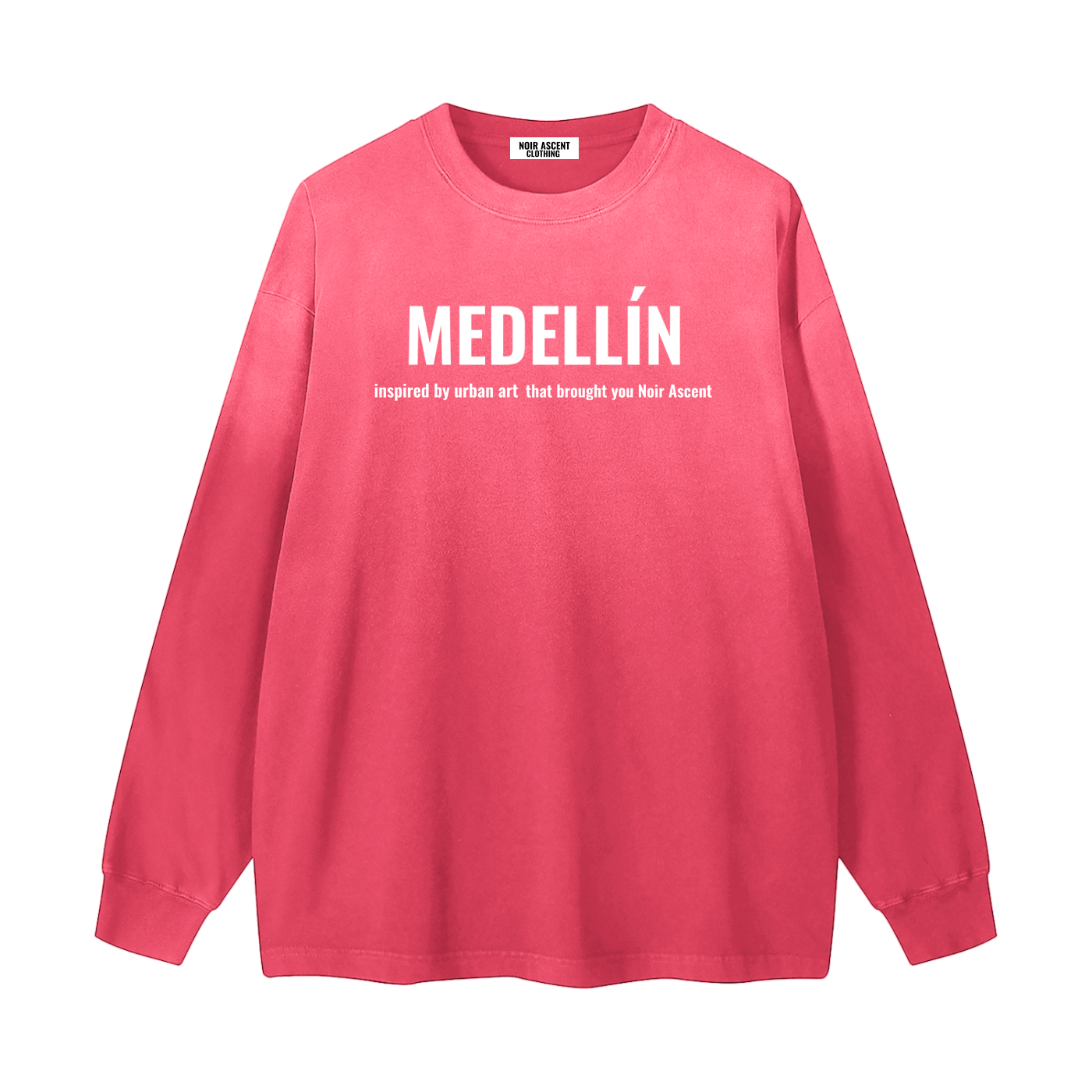 Gradient Washed Long Sleeve T-Shirt