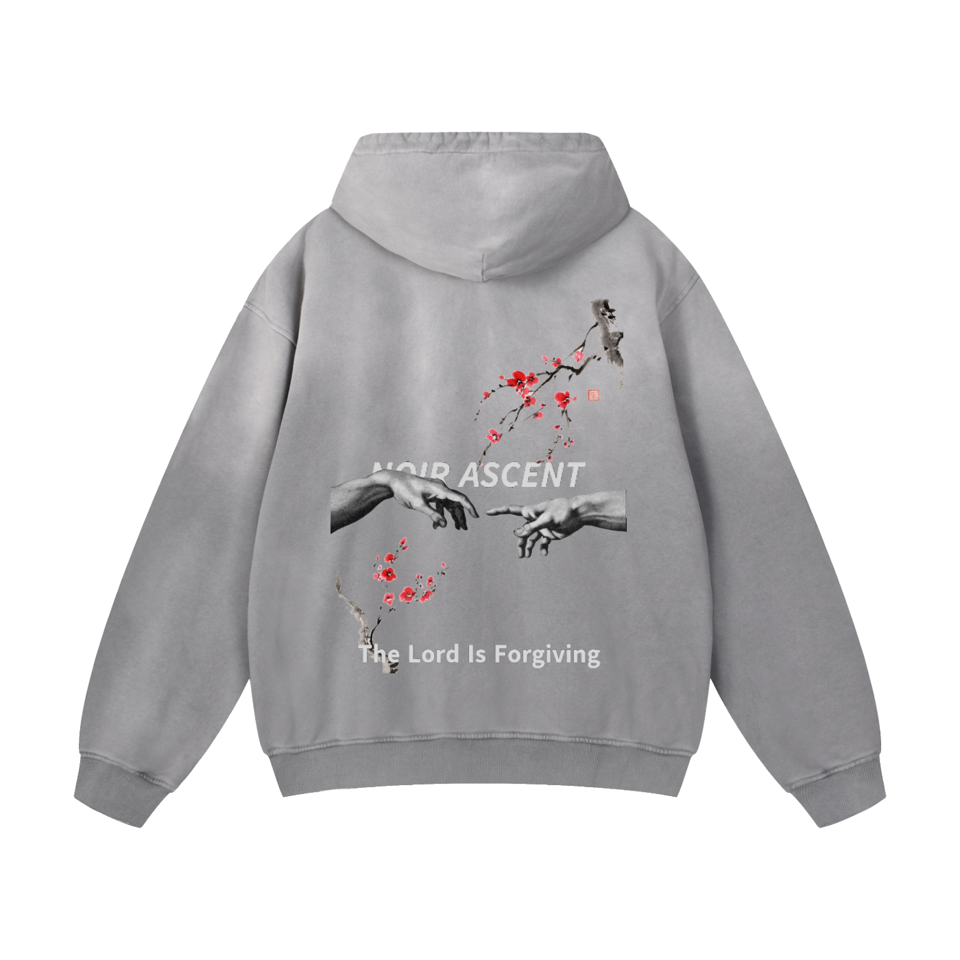 Noir Ascent Oversized Hoodie