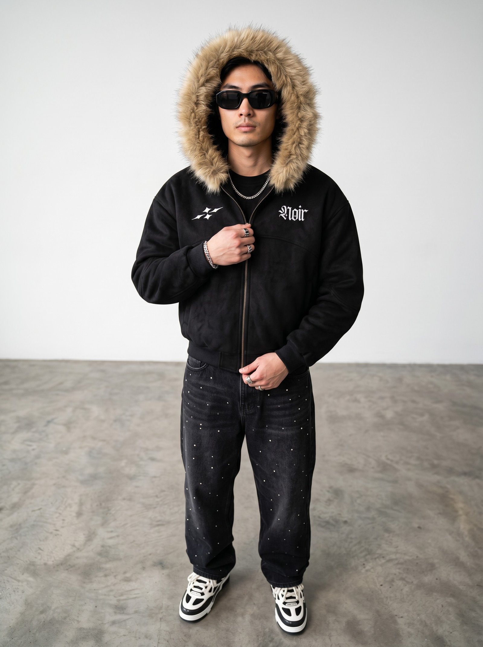 SNOW LOTUS ZIP UP