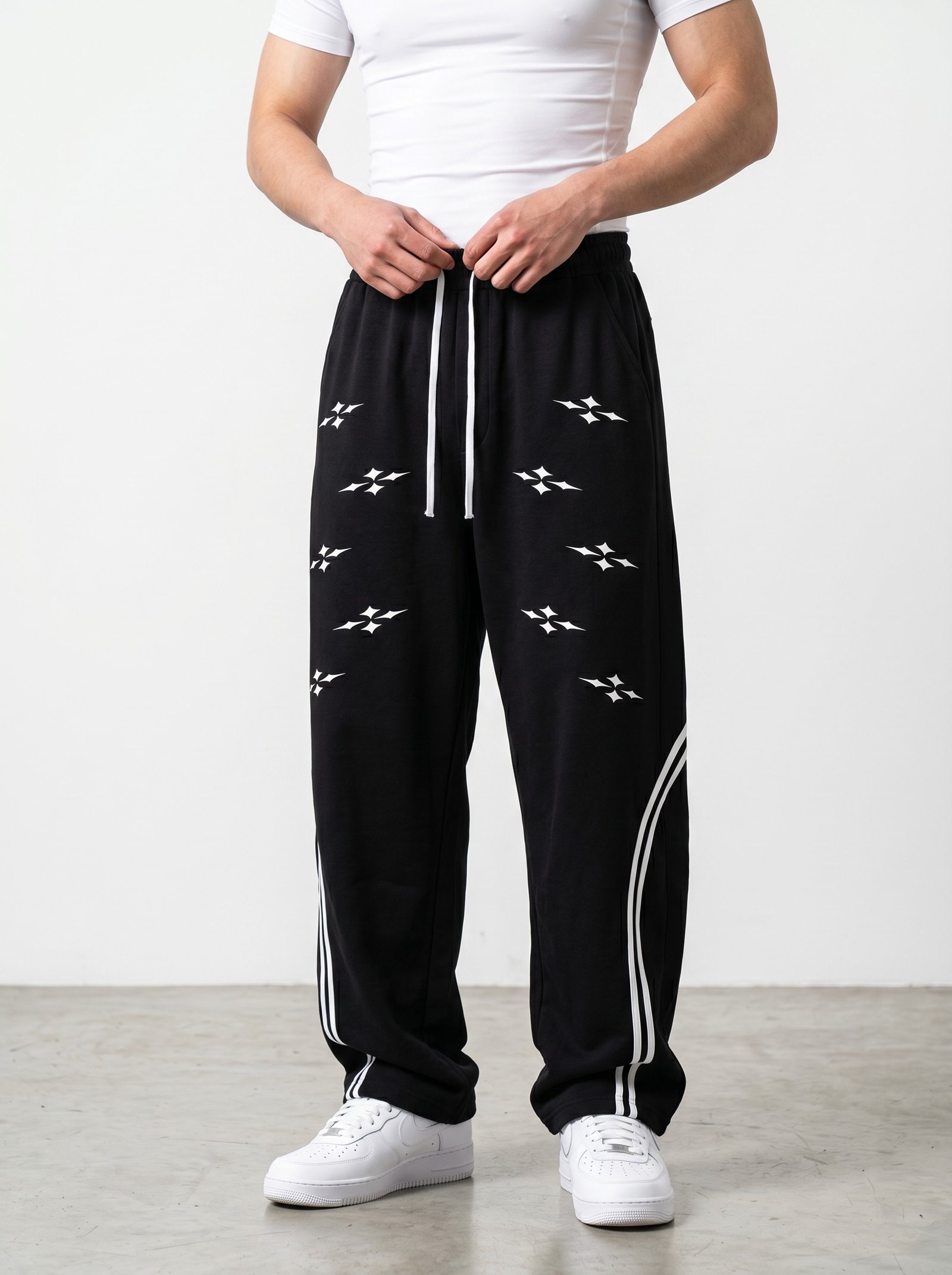 LOTUS WIDE LEGGED SWEATPANTS